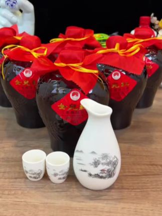 女儿红绍兴酒三年陈1L*6坛整箱花雕半干型加饭传统酿造黄酒正宗 纯粮酿造 好喝不上头! #女儿红 #绍兴黄酒 #花雕酒 #好喝不贵 #送礼佳品