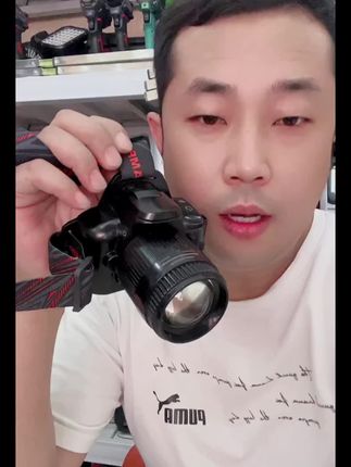 #头灯。