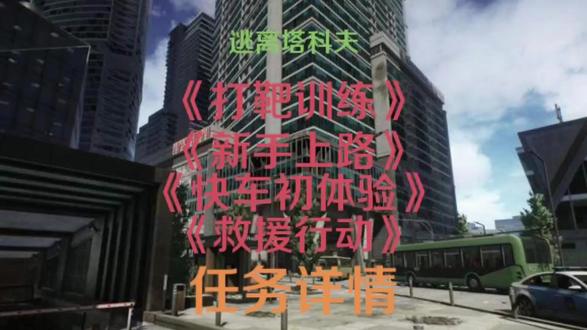 #逃离塔科夫 【塔科夫:从零开始】萌新开档任务