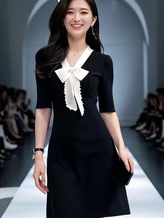 #女人味穿搭 #美女街拍穿搭 #新款法式夏季连衣裙法式小香风显瘦慵懒风韩系气质小众赫本风裙子