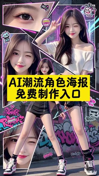 ai潮流角色海报豆包制作教程 ai潮流角色海报生成怎么弄 ai潮流角色海报指令 ai潮流角色海报生成豆包指令 ai潮流角色海报白鹿 ai潮流角色海扱ai教程#ai潮流角色海报生成 #剪映 #剪映图片设计#AI潮流角色海报