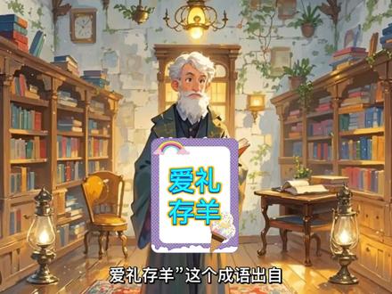 《成语故事》—“爱礼存羊”坚持原则,维护根本 “爱礼存羊”这个成语出自《论语·八佾》📚,原指由于爱惜古礼,不忍使它废弛,因而保留古礼所需要的祭羊。后比喻为维护根本而保留有关仪节🐏。
在古代,有一个国家叫鲁国👑。鲁国的国君非常重视礼仪制度,他认为礼仪是国家的根本。
有一次,鲁国的一个重要祭祀活动需要用到一只羊作为祭品🐏。然而,负责祭祀的官员却因为疏忽,没有准备好羊。
这可怎么办呢?如果没有羊,祭祀就无法进行下去,这将是对祖先的不敬😱。
就在大家都束手无策的时候,一位老臣站了出来。他说:“虽然我们没有羊,但我们可以用其他的东西来代替。重要的是我们要表达对祖先的敬意和对礼仪的尊重。”
于是,大家决定用一只假羊来代替真羊进行祭祀🎉。虽然这只假羊看起来和真羊不一样,但它代表了鲁国人民对礼仪的重视和对祖先的敬仰。
这个故事告诉我们,有时候我们可能会遇到一些困难和挑战,但只要我们坚持原则,维护根本,就一定能够找到解决问题的方法🎈。
让我们一起学习“爱礼存羊”的精神,传承中华民族的优秀传统文化🌟!
#成语故事 #历史故事