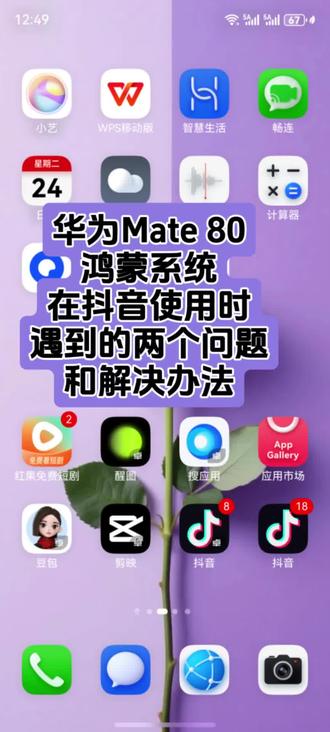 华为鸿蒙抖音部分功能受限?实测解决方法免费分享给你 华为鸿蒙用户看过来👀!抖音部分功能用不了别慌🙅♀️,我的自用实测解决方法来啦!简单好操作💪,看完就能搞定,快收藏起来,下次遇到问题直接用!#真实生活分享计划 #抖音玩法合伙人计划 #好物分享 #华为鸿蒙 #紫萍的自用好物分享