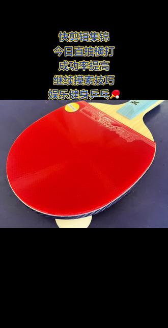 乒乓球最难学的技术是啥?#一张图证明你在健身 #娱乐健身乒乓 #直拍横打训练 李#龙5x底板
