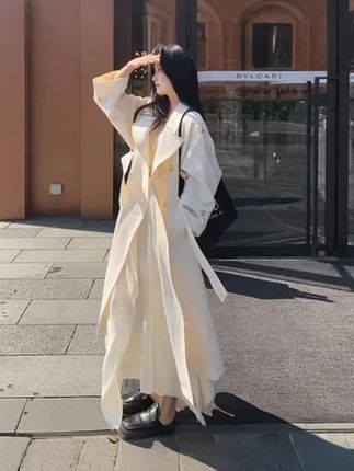 #温柔穿搭 #欧韩穿搭 #通勤搭配 #韩系穿搭 #气质风衣穿搭