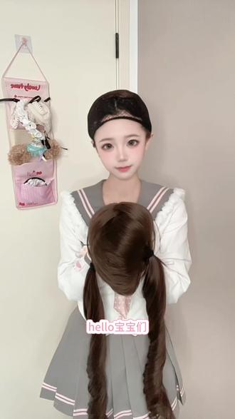 假发佩戴教程来咯 #假发#假发佩戴