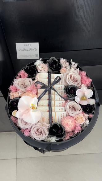 送给女朋友的圆形香烟花盒教程来啦~ #生日礼盒花礼 #香烟花盒制作教程 #送给女生的礼物 #生日花盒 #银川花店