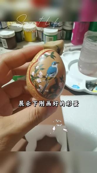 雷氏蛋壳画:花鸟系列🌹🌹🌹