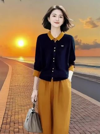 姐妹们,这套真的好看,撞色翻领针织衫搭配阔腿裤真的绝了!上身效果超级赞,休闲又时尚,宽松版型不挑身材,显瘦又洋气,不管是上班还是逛街都能穿的美美的。#时尚气质穿搭 #减龄显瘦穿搭 #穿出自己的风格 #春秋穿搭 @抖加🔥上热门🔥dou+🔥热点宝
