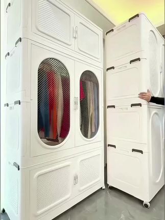 #好物推荐🔥 #折叠收纳柜#免安装 #美观实用#工厂直发@巨量千川 @DOU+小助手