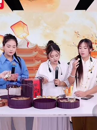 【宠粉】中秋节高档提篮广式五仁莲蓉月饼礼盒装流心糕点送礼品团购