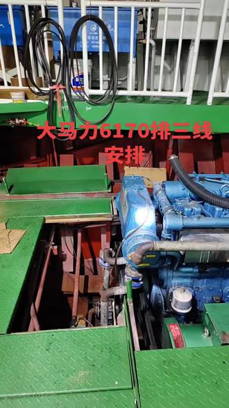 #船用柴油机 #工作日常记录 潍柴动力大马力6170排三线。#专业的事情交给专业人去做