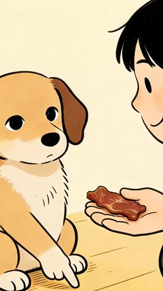 不愧是老祖宗严选的中华田园犬#动物成精了😂 #狗狗#狗狗的心思都写在脸上了#画画#原创插画
