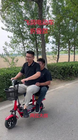 飞鸽电动车国民老品牌。能折叠 能放后备厢 #折叠电动车#电动车#电动车源头工厂#绿色出行低碳又环保
