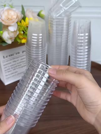 【50只/100只】硬质航空杯加厚家用耐高温食品级太空杯子整箱#好物推荐🔥 #一次性杯子#航空杯#一次性水杯#超实用