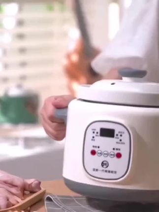家用电炖锅煲汤炖汤锅家用煮粥陶瓷粥锅全自动插电预约#电炖锅推荐 #电炖锅家用多功能 #多功能小电锅 #炖汤锅家用 #电煮锅