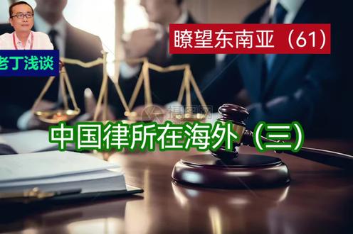设立一家海外律师分所相对容易,但真正实现本土化运营却极为困难。更深层的挑战在于理解本地的商业文化、建立本地客户信任、招聘和培养本地法律人才。《老丁浅谈》286 瞭望东南亚(61)中国律所在海外(三)#企业出海 #中国律师出海