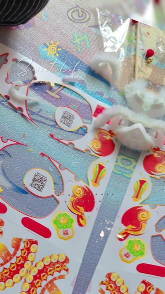 好看是好看,就是有点费时间#醒狮手工 #舞狮