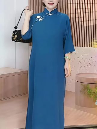 #改良旗袍穿搭 #中式美学服饰 #新款连衣裙 #优雅气质 #国风服饰