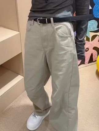 #阔腿裤 #工装牛仔裤 #牛仔裤