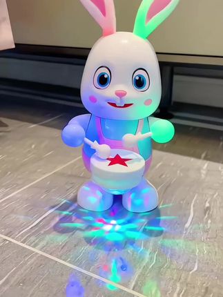 儿童电动跳舞小兔子女孩会动抬头练习3-6个月12宝宝婴儿0-1岁玩具#玩具 #益智玩具 #玩具推荐 #创意好物 #儿童好物