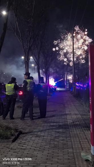 #烟花 看安徽过年的气氛#烟花秀