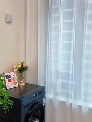 #居家必备好物 #室内晾衣绳 #免打孔 #伸缩壁挂晾衣绳 #很实用