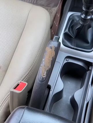 汽车装饰盖手刹盖手刹把防护装饰套,个性车用碳纤维手刹套改装通用 #汽车手刹装饰盖 #汽车好物