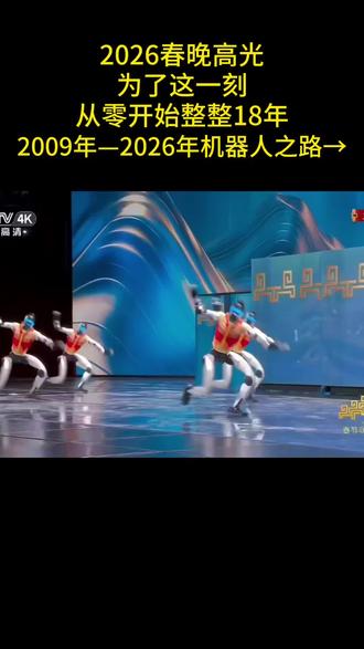 18年的坚持之路,机器人登上2026春晚的舞台表演武术,三分钟看树宇是怎么走过来的#春晚#机器人#武术#高质量发展#高科技
