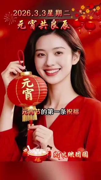 亲爱的亲朋好友们!大家早上好!正月十五元宵圆,幸福美满画个圆。愿你好事连成圆,福缘财圆运道圆;人圆事圆喜团圆,事业家庭乐团圆;开开心心吃汤圆,欢欢乐乐喜开颜!