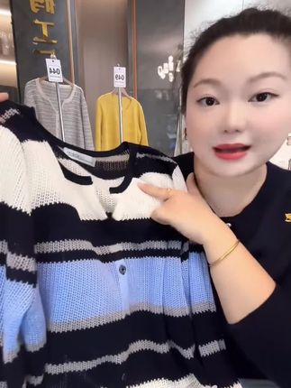 【大码】1045女长袖2025秋季新款时尚减龄百搭上衣#早秋穿搭 #时尚穿搭 #谁穿谁好看系列
