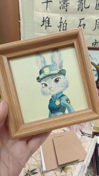 用中国画的方式解锁疯狂动物城的闪电⚡️,画的时候感觉自己都变慢了~#中国画 #疯狂动物城 #树懒闪电 #画画 #绘画教程分享