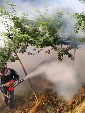 新型冷雾喷雾机弥雾机老人,妇女轻松使用,一天轻松达100亩地。雾化均匀,省水,省药。农用喷雾器雾化迷雾机烟雾汽油冷雾机打药机