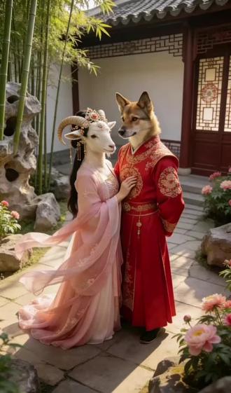 此生有你,狗羊共暖#原创视频