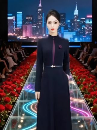 新款气质显瘦长裙#高级感穿搭 #时尚穿搭 #轻奢女装 谁穿谁好看#@DOU+小助手 @巨量千川