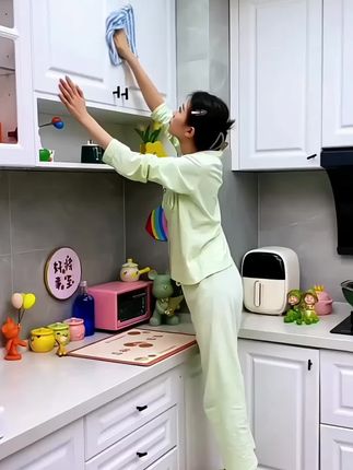 长短可以伸缩像太阳花一样的拖把,干湿两用,即可以拖又可以抹,一物多用#太阳花伸缩拖把#拖把干湿两用#居家好物