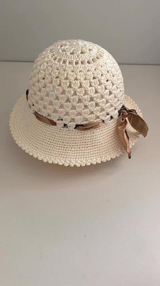 ##手工编织零基础教学 #手工钩针 太阳花夏凉帽钩织教程一