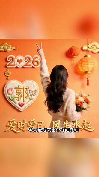 抖音放大镜🔍搜索@神图定制 输口令0307进入即可一键制作新年姓氏头像#头像#头像定制#姓氏头像#新年头像#头像分享