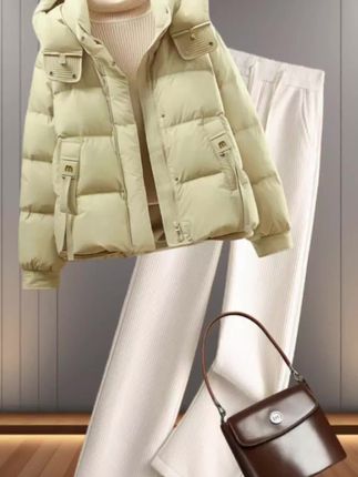#时尚穿搭 #棉服 #显白颜色 #洋气减龄 #保暖又好看