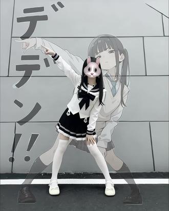 鸡蛋那边领. #JK制服穿搭