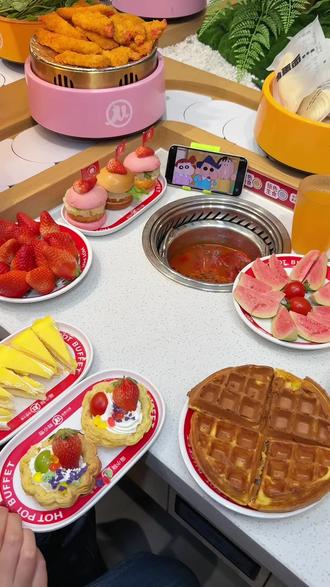 南阳!!这家旋转小火锅真的好好吃🤤#萌小旋自助小火锅 #南阳小火锅 #火锅自助 #南阳自助小火锅 #南阳探店