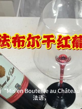 金狮法布尔干红葡萄酒法国原瓶原箱进口#微醺时刻 #红酒推荐 #适合女生的酒 #闺蜜聚会 #喝酒日常