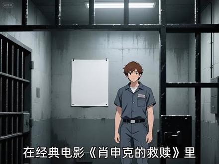 《肖申克的救赎》里,安迪的海报其实有3层,每一层都藏着越狱的线索#电影冷知识 #AI生成内容