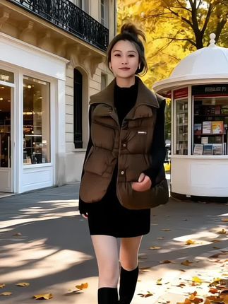 #秋冬穿搭 #棉马甲 #保暖穿搭 #秋季日常实用穿搭思路分享 #秋冬穿搭新鲜感在线