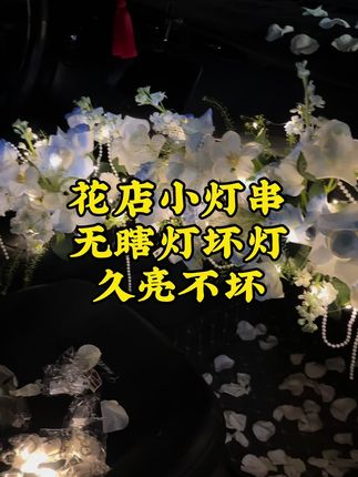 花店小灯串都去拍它,这是我们回购了2年多的小灯串厂家,质量很好,而且不亮包赔,售后更有保障#好物推荐 #小灯串 #串串灯 #超便宜超划算