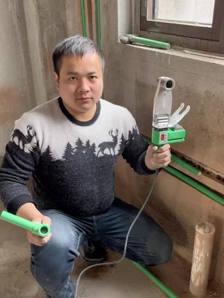 32款400度滑槽热熔器数显铝合金隔热热熔管焊接器家用热熔机 32款400度滑槽热熔器数显铝合金隔热热熔管焊接器家用热熔机