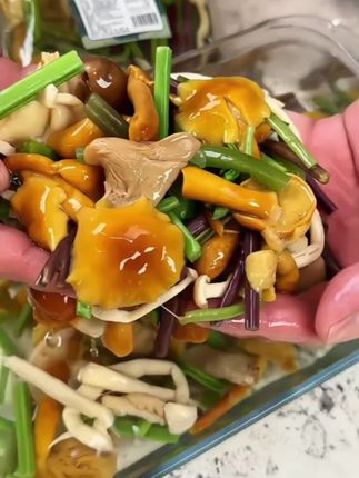 【环丰食品】森林小炒营养食用东北山菜蘑菇食用混合菜500克/袋#蘑菇#混合菜#东北#好吃
