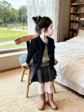 #生女儿就是用来打扮的 #高品质童装 #骗你生女儿 #学院风穿搭 #早秋穿搭三分钟出门不是梦 @抖加🔥上热门🔥dou+🔥热点宝