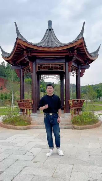 古建六角亭凉亭