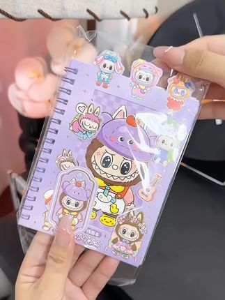 #我要上热门 可爱布布系列卡通可爱贴纸创意贴纸手账本素材贴纸本解压线圈本#贴纸本